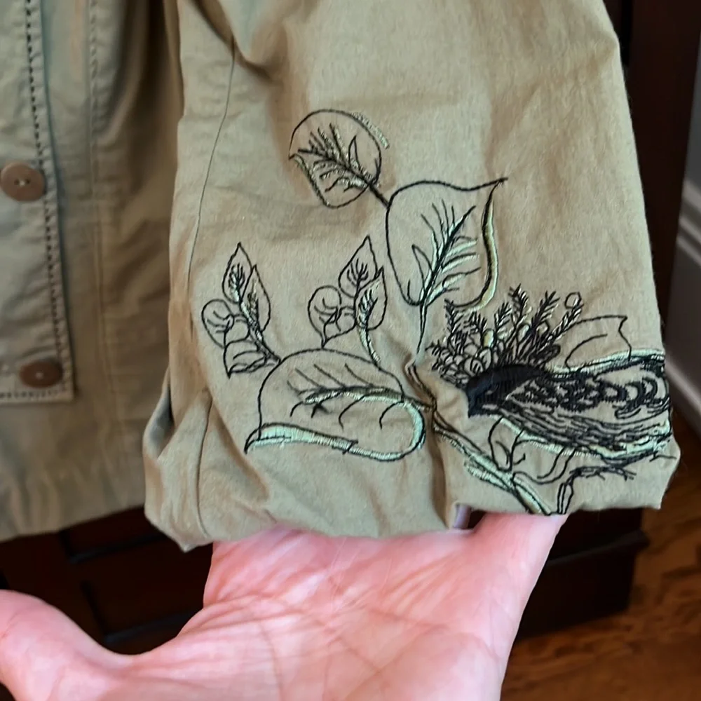 GUC Fei Anthropologie army green jacket. 12 - Picture 4 of 9